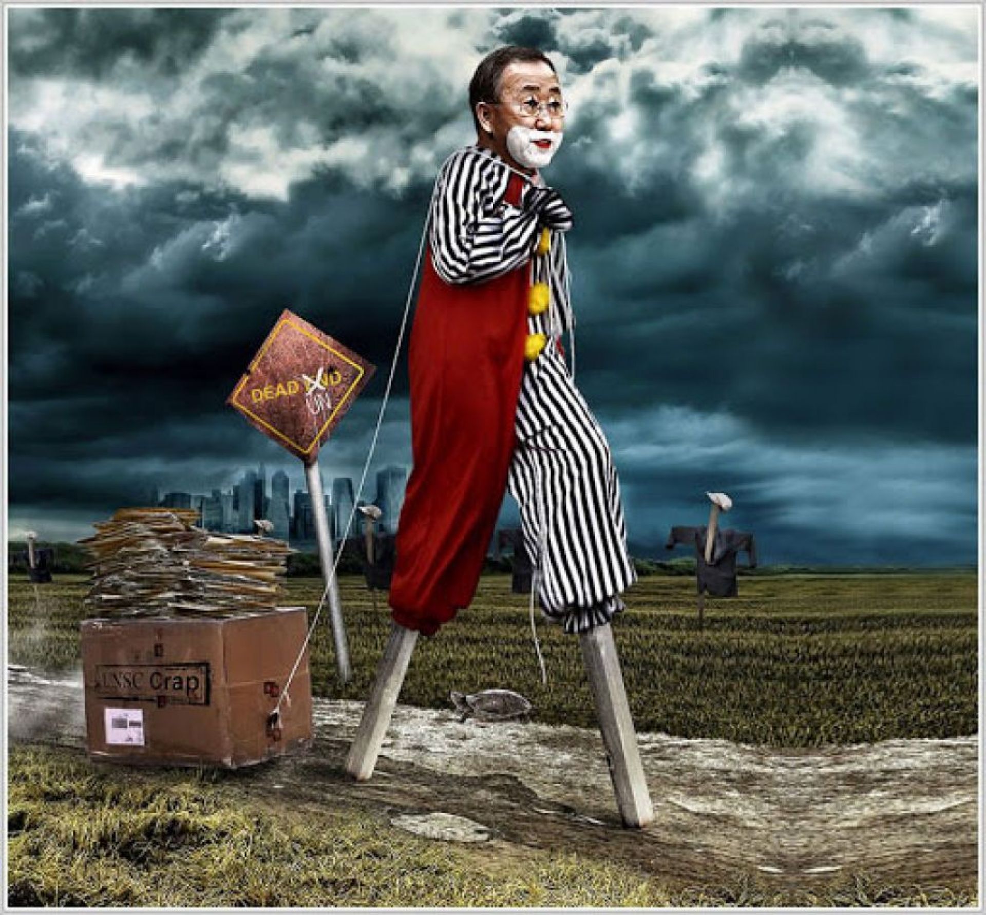 Пан Гимун Исроил билан хуфиёна ҳамкорлик қилган